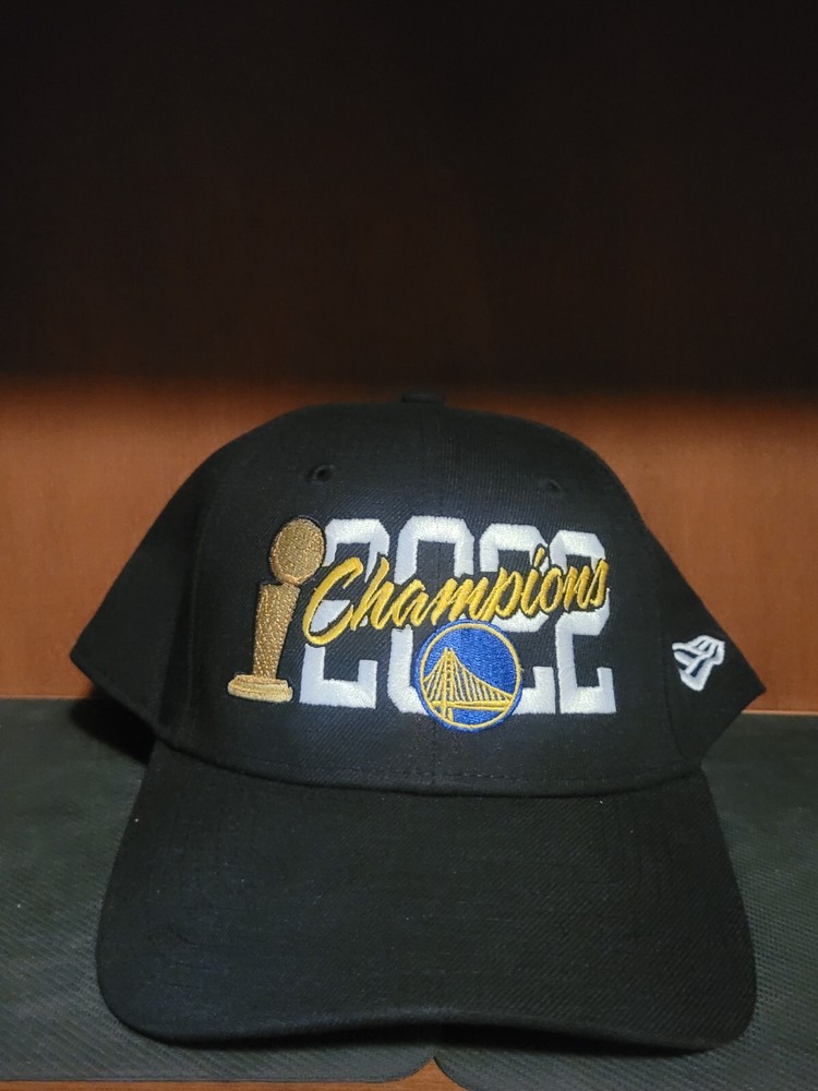 Golden State warriors NBA Champions Hat (2022) Black New ERA