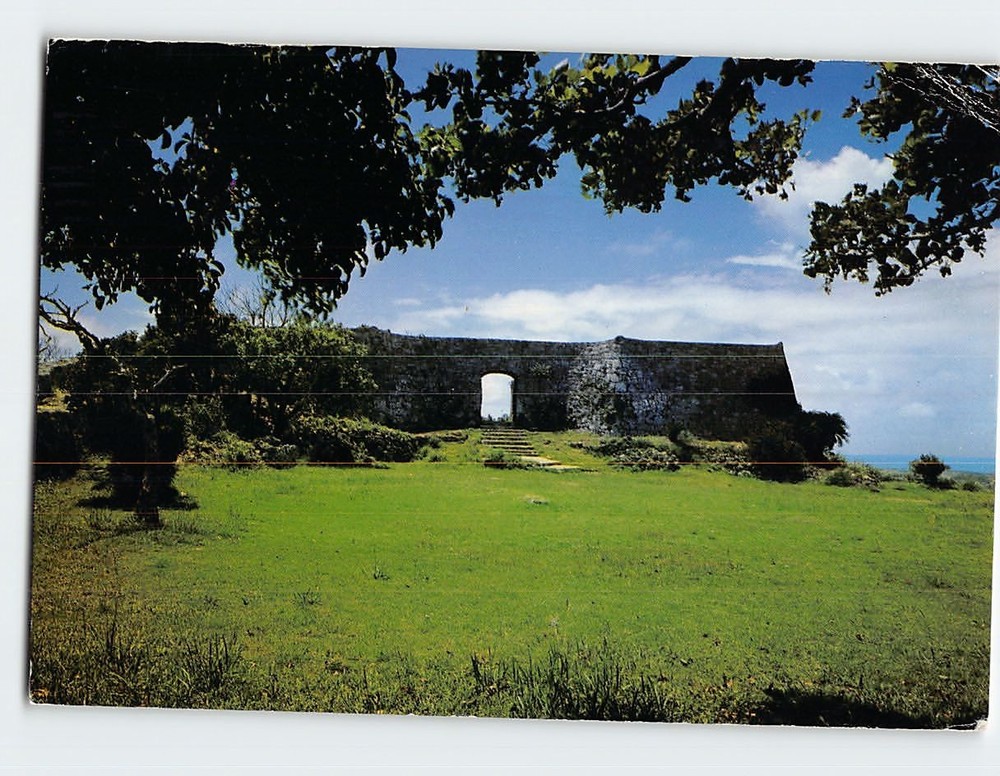 Postcard Nakagusuku Castle Ruins Okinawa Japan
