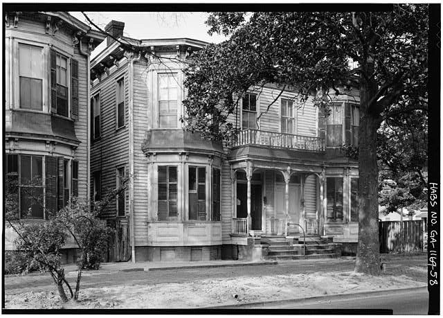 Savannah Georgia 1900s 205-207 East Henry Street Victorian House HABS