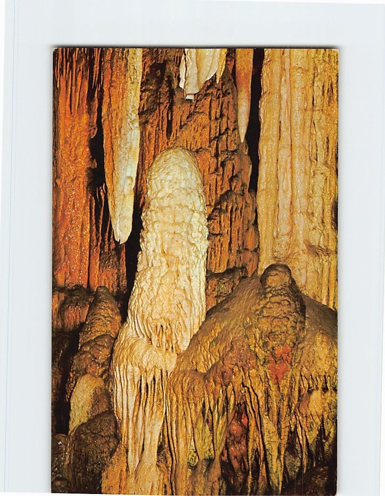 Postcard Frozen Fountain Caverns of Luray Virginia USA