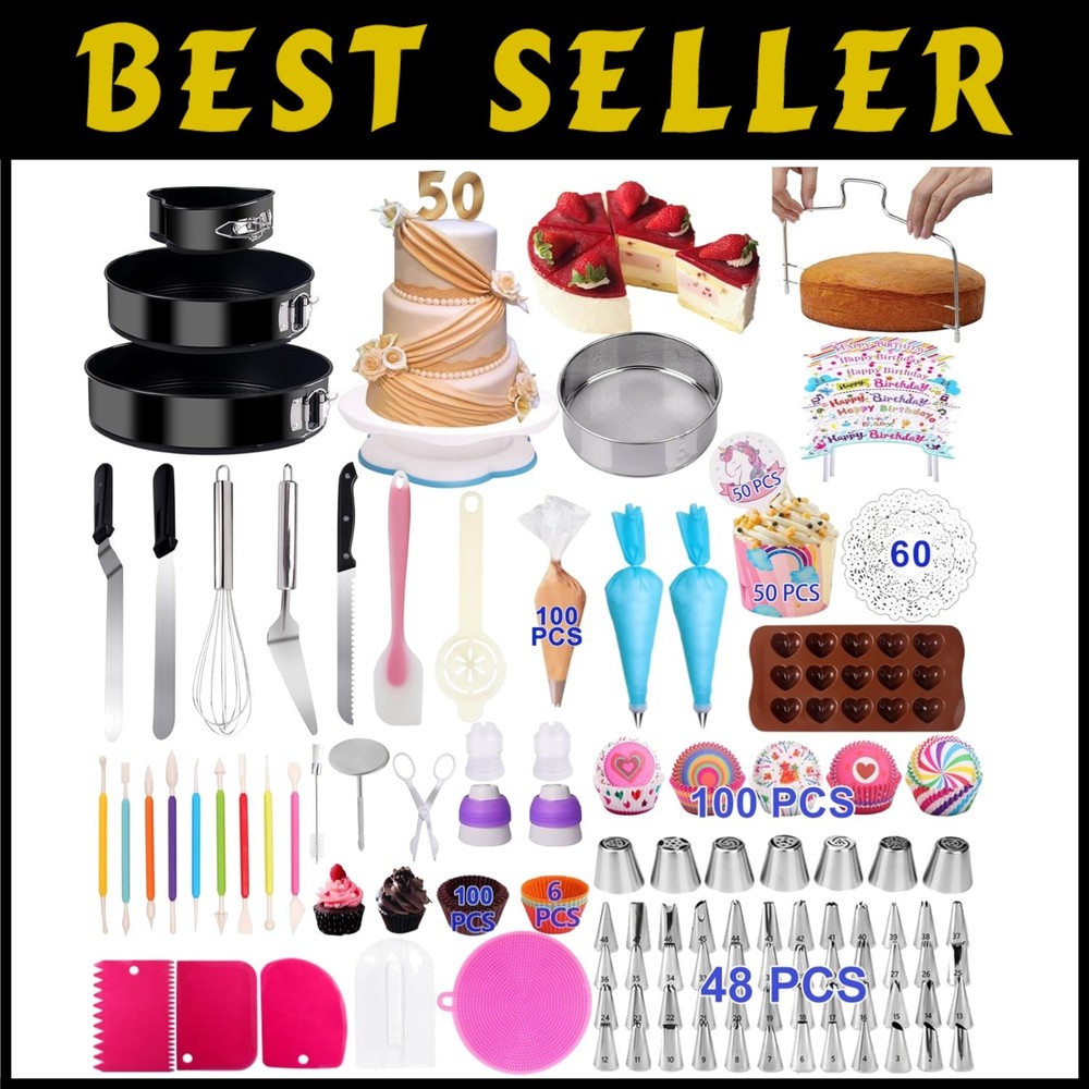 Ultimate 567 PCS Cake Decorating Set