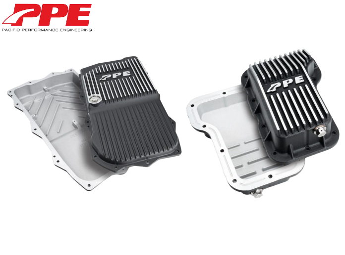 PPE Brushed Aluminum Transmission & Oil Pan For 2018-2024 Jeep Wrangler 2.0L JL