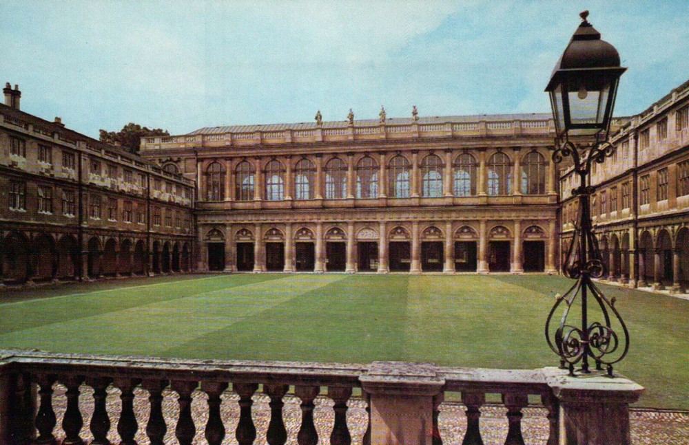 Trinity College Library Cambridge England United Kingdom --- Standard Postcard