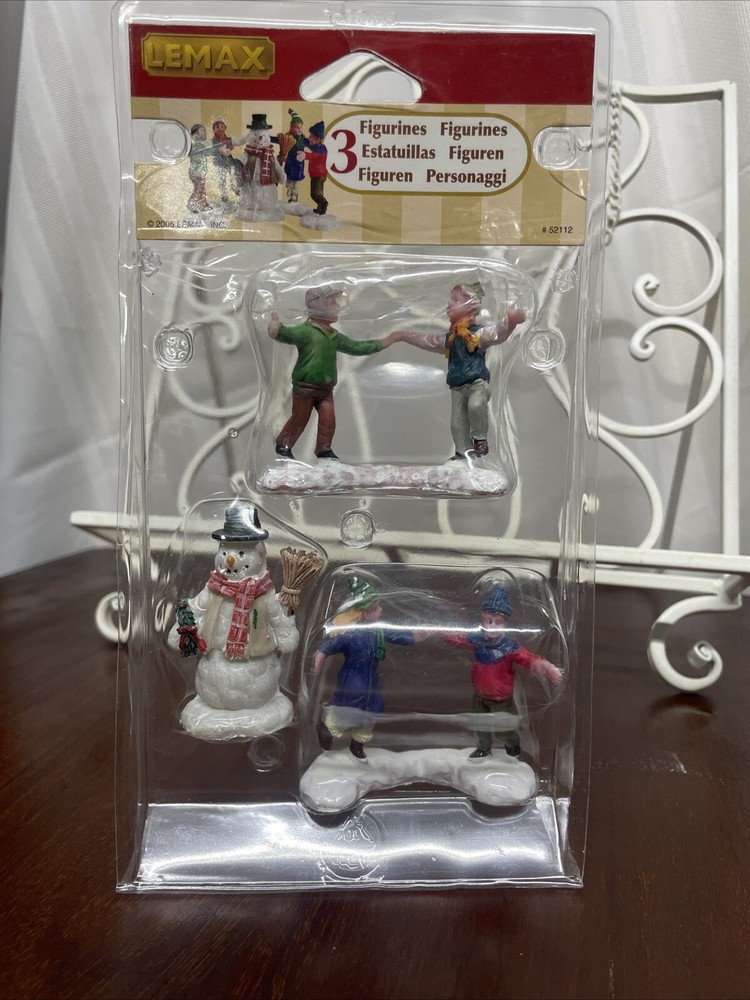 Lemax Ring Around the Snowman 3-Piece Figure Set 2020 New in Package  
