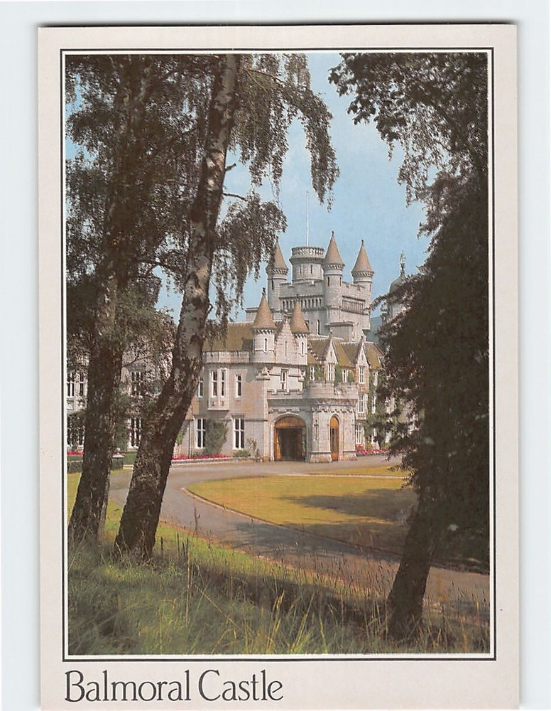Postcard Balmoral Castle Ballater Scotland