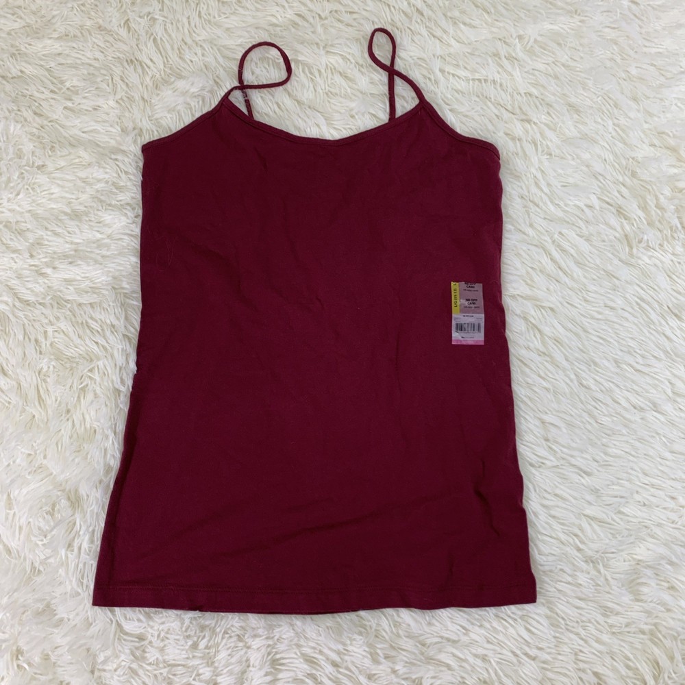 No Boundaries burgundy cami junior large