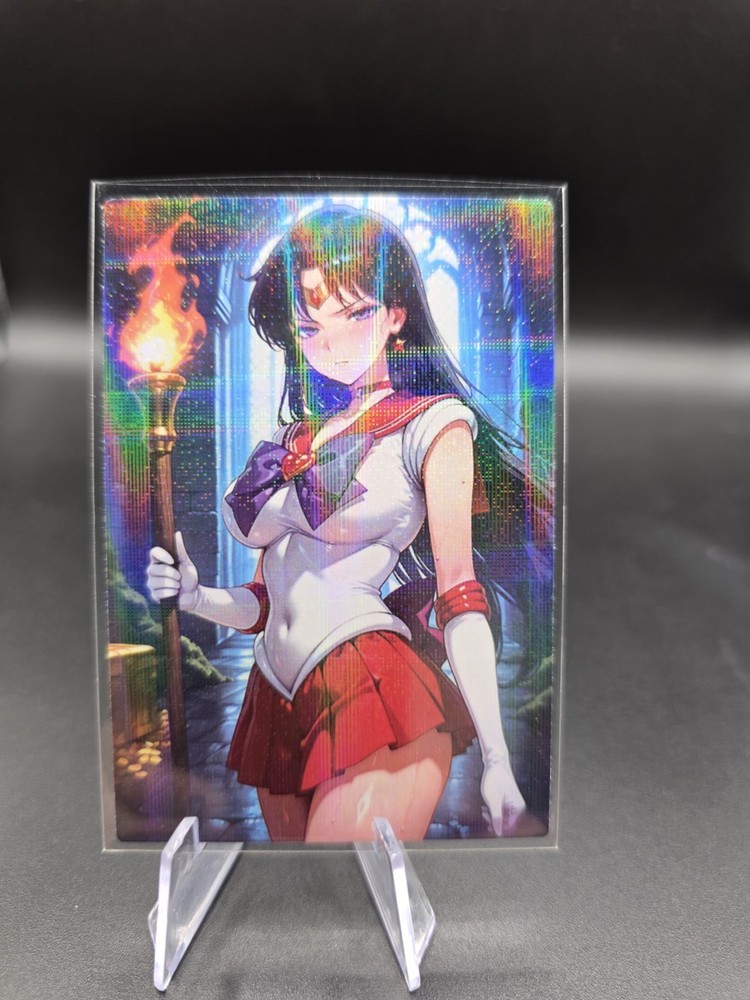 Rei Hino Holographic Anime Collectible Trading Card