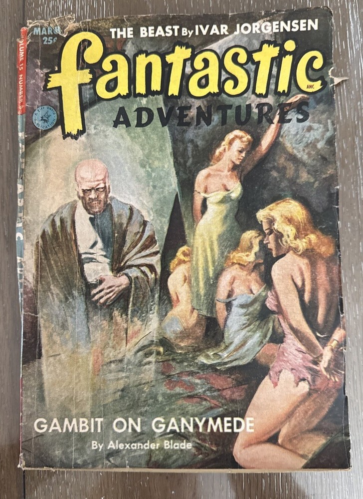 Fantastic Adventures / March 1953 / V15 #3 / Pulp Magazine