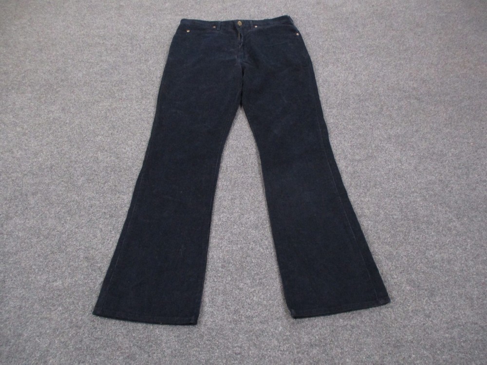 Vintage Lee Pants Mens 36 X 34 Flare Corduroy Casual Stretch USA Made 90s Casual
