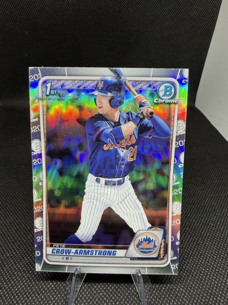2020 Bowman Draft Chrome Pete Crow-Armstrong 1st Chrome Refractor #BD-72