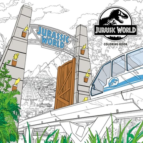 Jurassic World Adult Coloring Book by Nbc Universal: Used