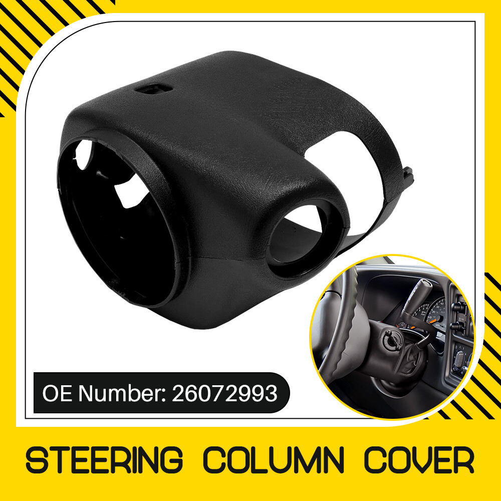 Black Upper & Lower Steering Column Cover Shroud 36192 fits Silverado & Sierra