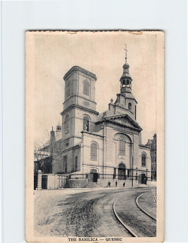 Postcard The Basilica Quebec City Canada
