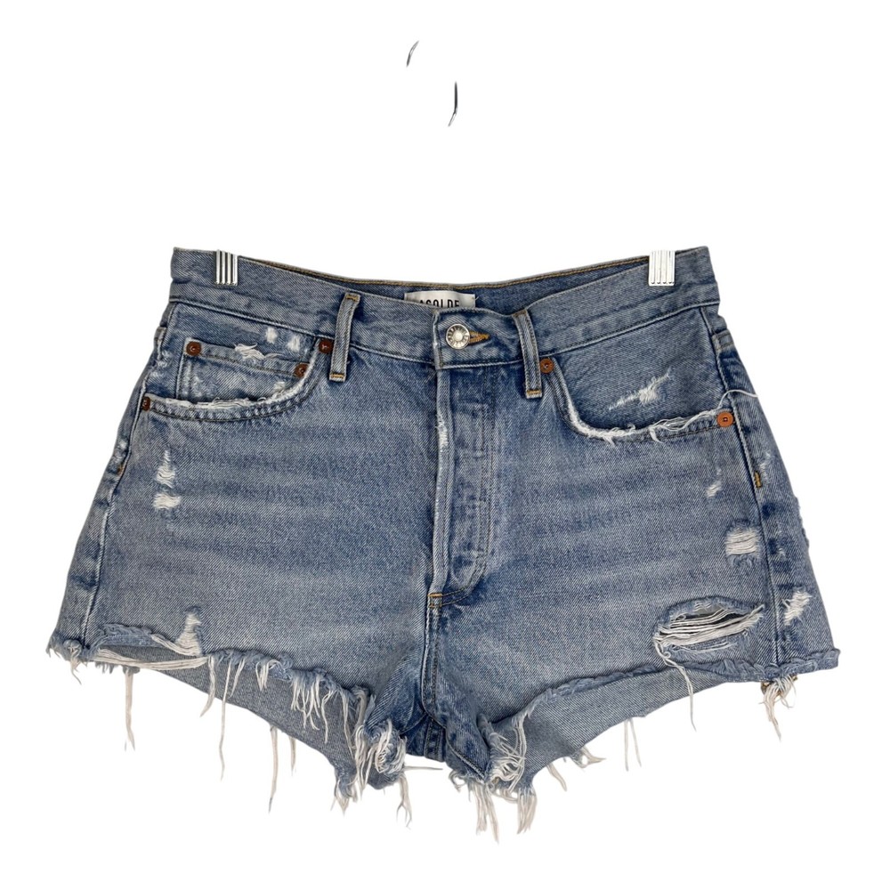AGOLDE Parker Vintage Cut-off Short Denim Jean Shorts in Swapmeet Size 26