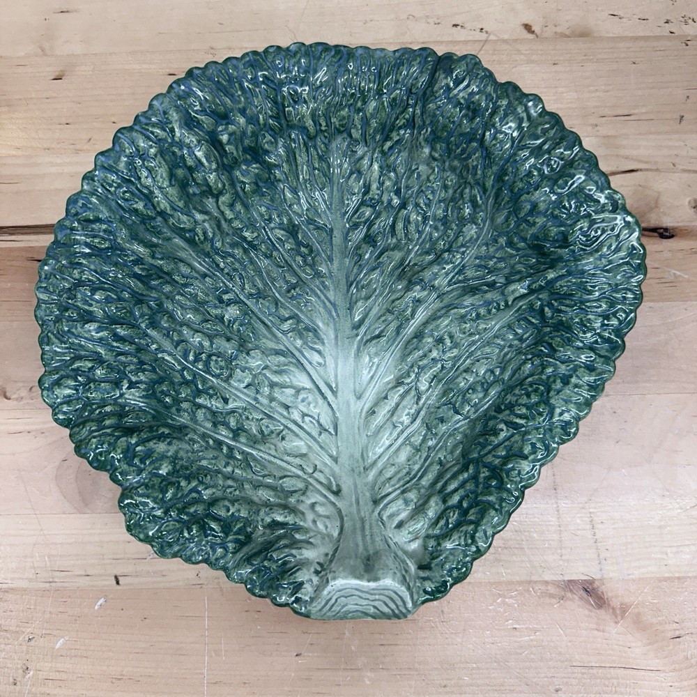 VTG Fitz & Floyd Green Lettuce / Cabbage LEAF