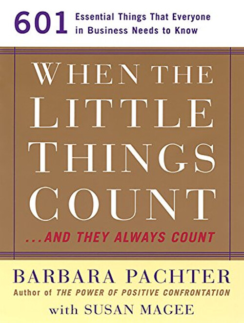 When the Little Things Count... and They Always Count : 601 Essen