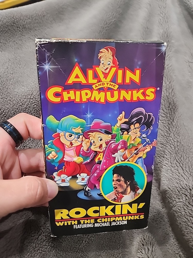 Alvin and the Chipmunks - Rockin' Featuring Michael Jackson (VHS Tape) Works