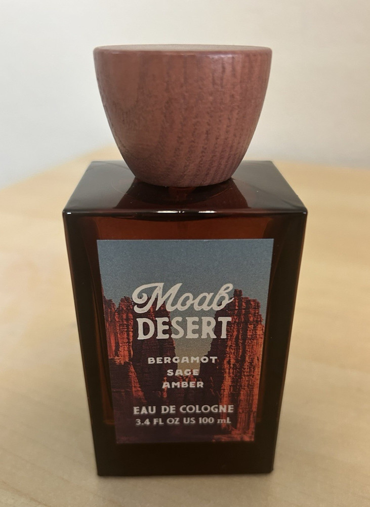 Tru Fragrance Moab Desert Bergamot Sage Amber Men’s Eau De Cologne Spray 3.4 oz