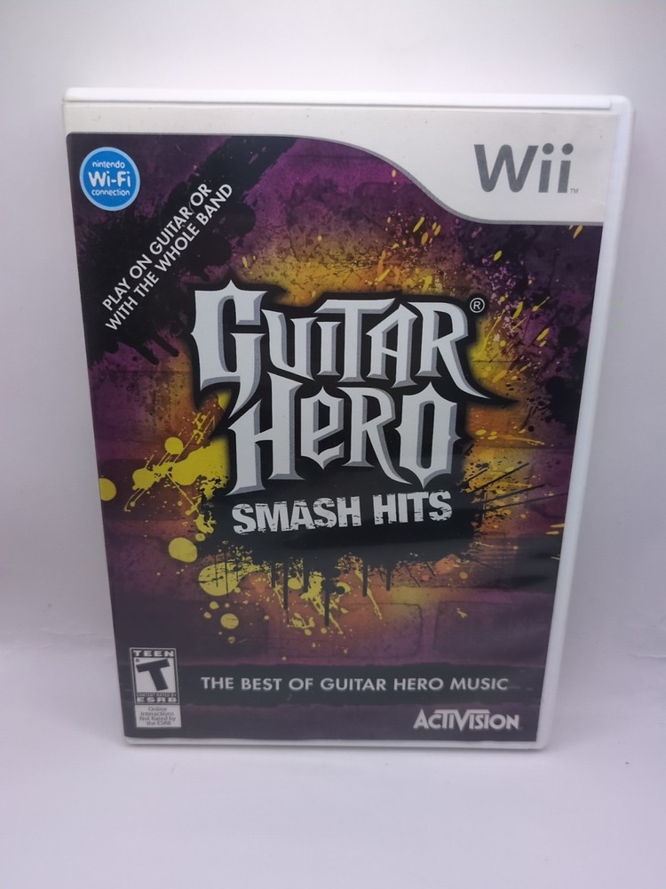 Guitar Hero: Smash Hits (Nintendo Wii, 2009) Complete in Box