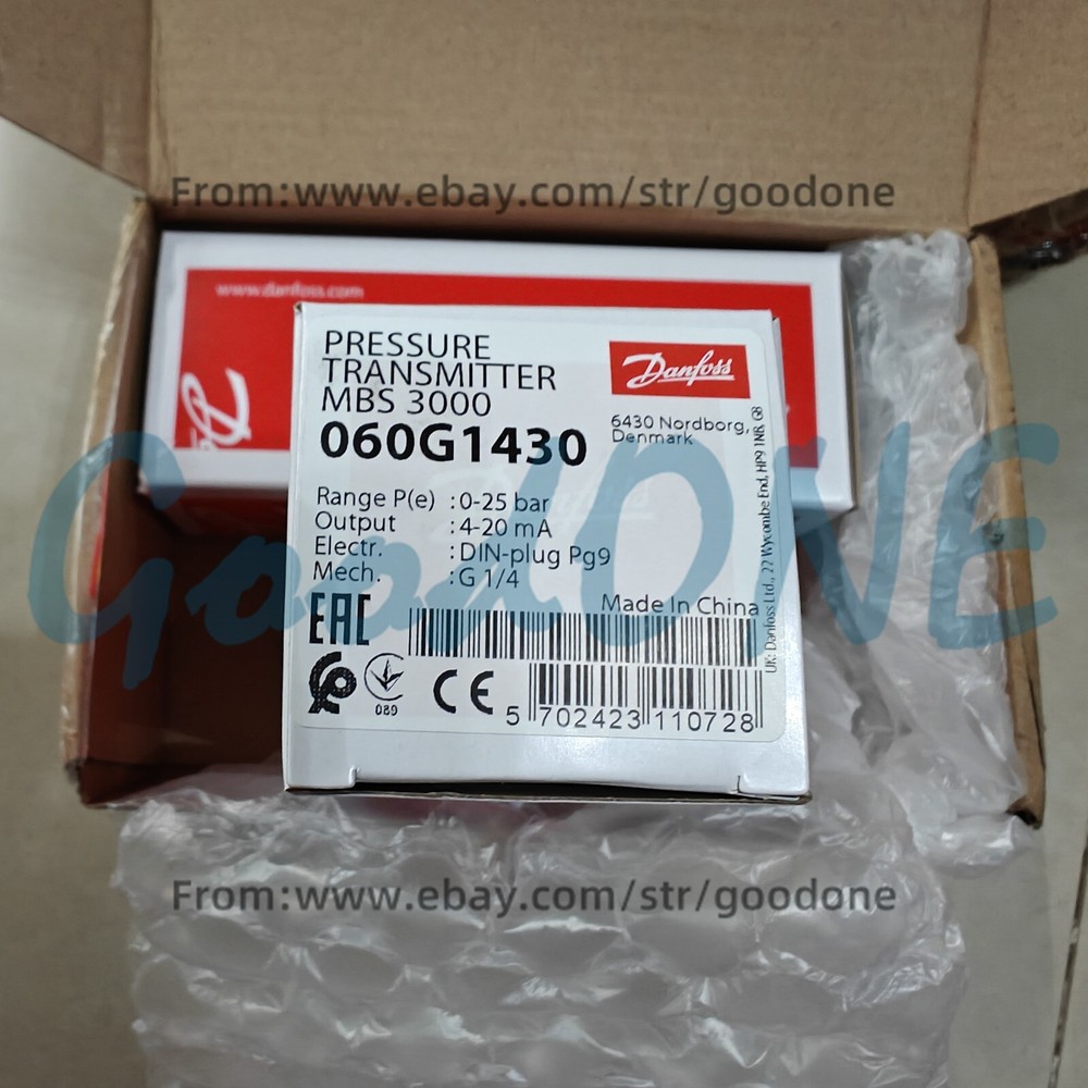 1PC New Danfoss MBS3000 060G1430 Pressure Transmitter Sensor