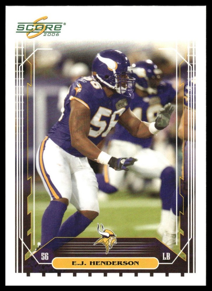 2006 Score #158 E.J. Henderson