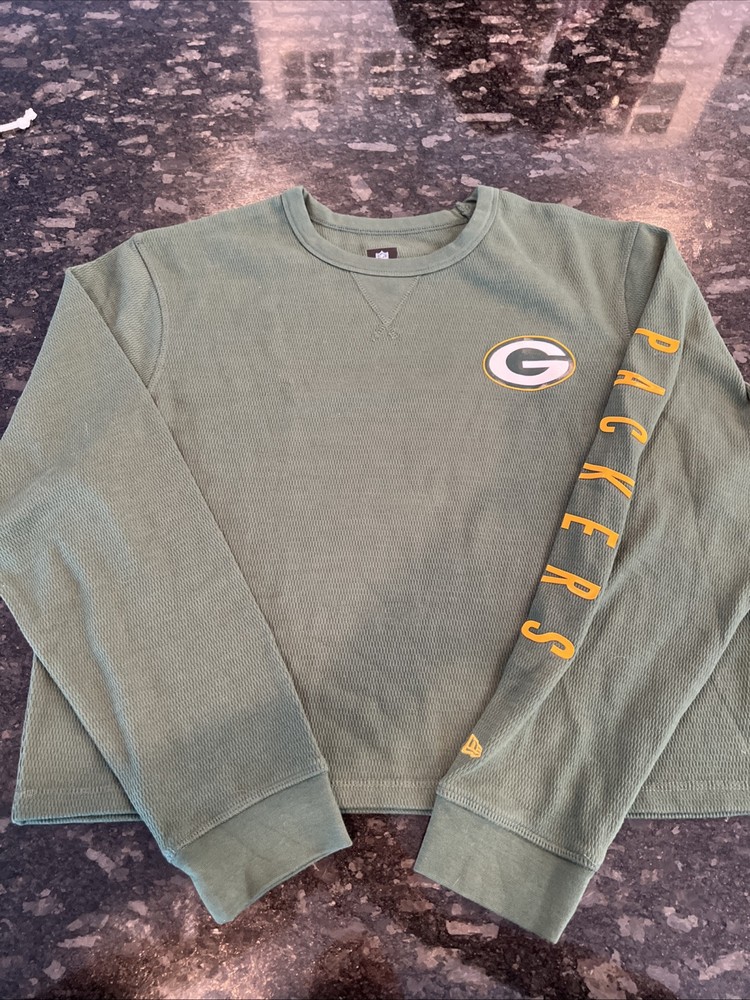 Green Bay Packers Women’s Xl Long Sleeve Crop Top