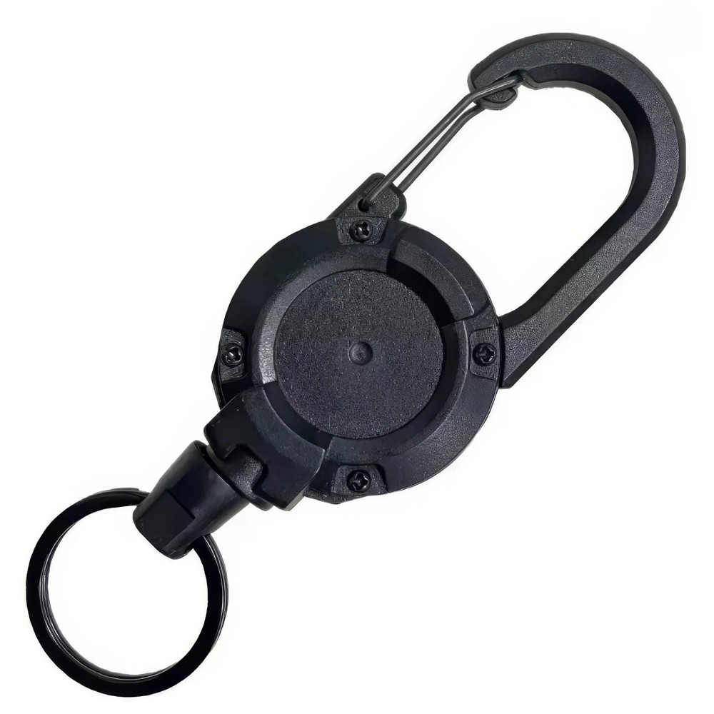 Heavy Duty Keychain Retractable Carabiner Car Key Chain Secure ID Cards keys
