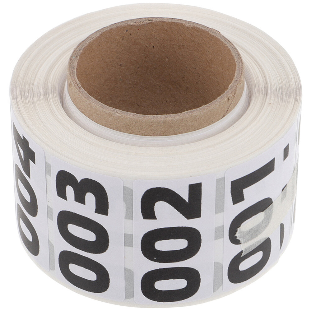 Large Self-Adhesive Vinyl Number Stickers for Inventory Labeling