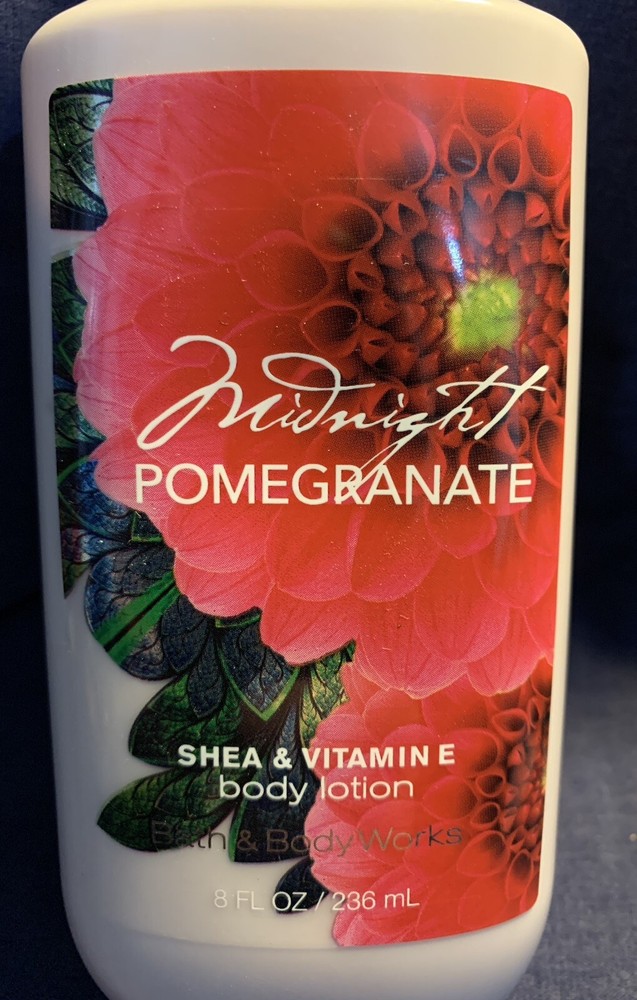NEW Vintage Stock Bath And Body Works Midnight Pomegranate  Lotion 8oz