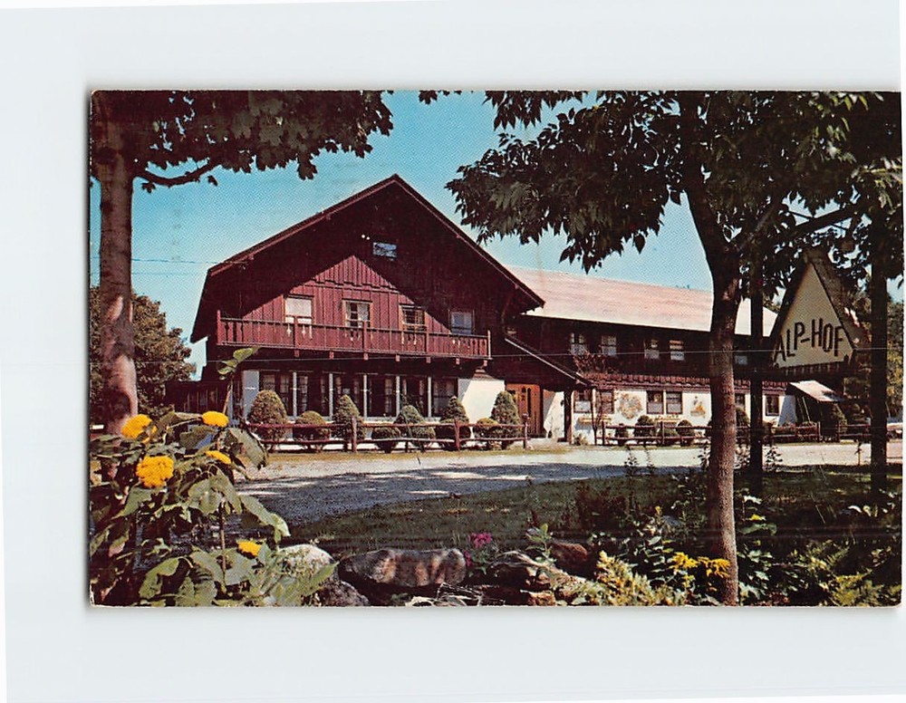 Postcard Hof at Mount Snow Russ and Marilyn Barber West Dover Vermont USA