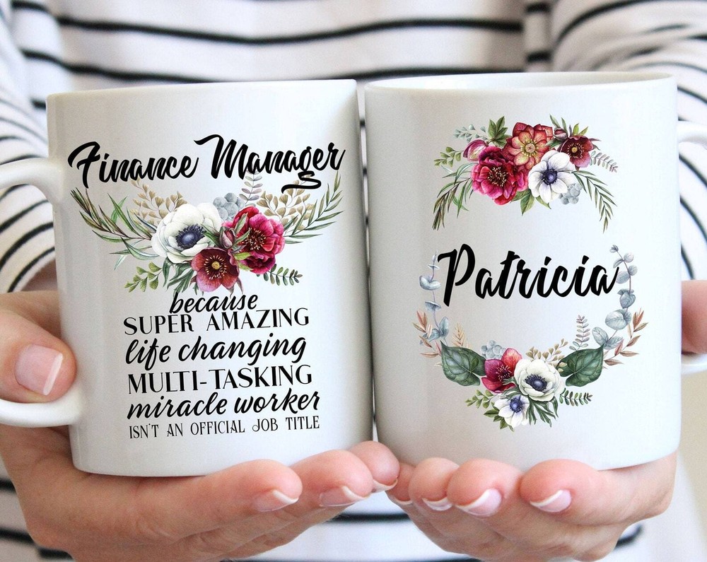 Personalized Finance Manager Gift For Women L Thank You Appreciation Birthday