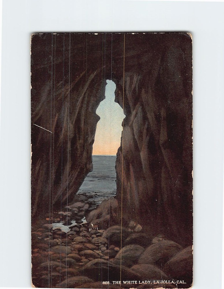 Postcard The White Lady La Jolla San Diego California USA
