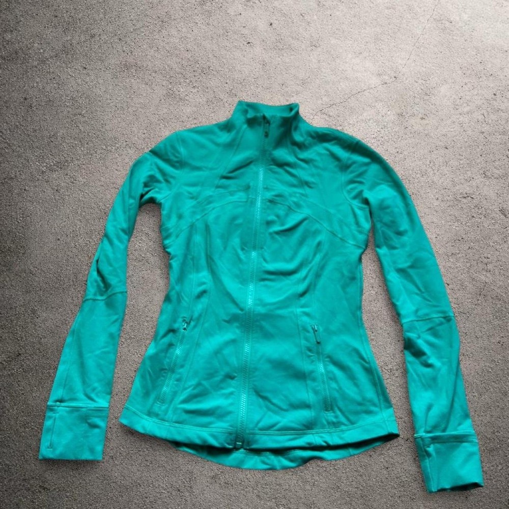 Lululemon Athletica Define Jacket Size Small Green Full Zip Ling Sleeve