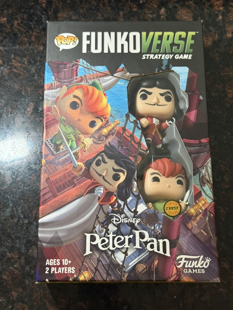 Funko Pop! Games Funkoverse Disney Peter Pan & Hook 100 Limited Edition Open Box
