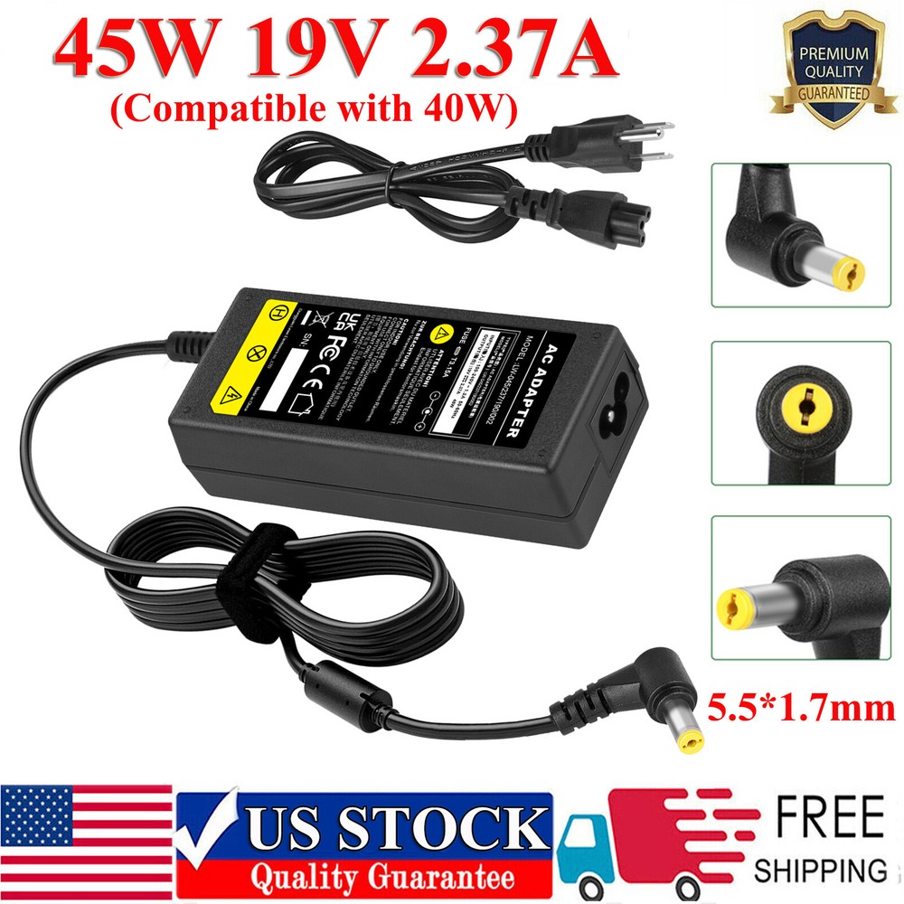 Acer 45W AC Adapter for ADP-40PH ADP-40KD BB DA-40A19 G276HL H274L Monitors-image
