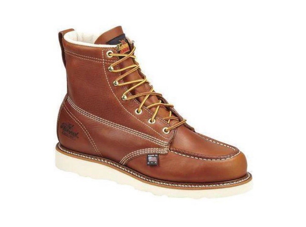 Thorogood Men's 6-Inch Steel Toe Wedge Work Boot Size 11 804-4200