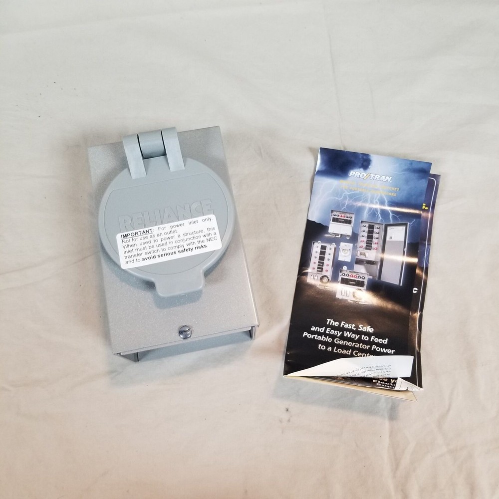 NEW - Reliance Controls Power Inlet Box Model: PB20 20 AMP Outdoor