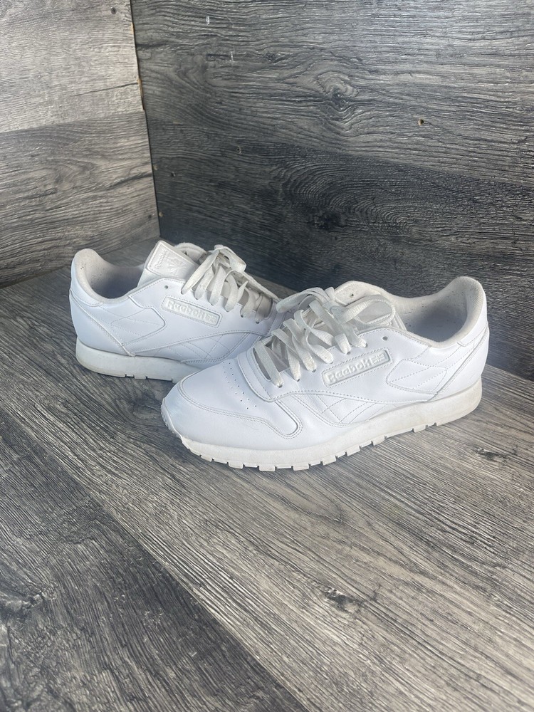 VTG Reebok Classic Mens Sz 11 Shoes White Athletic Casual Low Trainer Sneaker A1