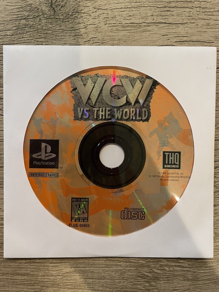 WCW vs. The World; Loose Disc (Sony PlayStation 1, 1997)