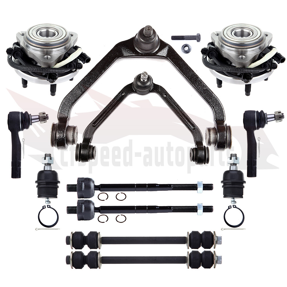 12pc Sway Bar Control Arm Ball Joint Hub Bearing Kit for Ford Explorer Ranger