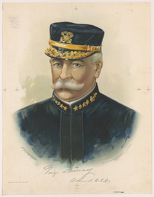 George Dewey Admiral U. SN! / W. Schmedtsen from a photo taken May 1899.