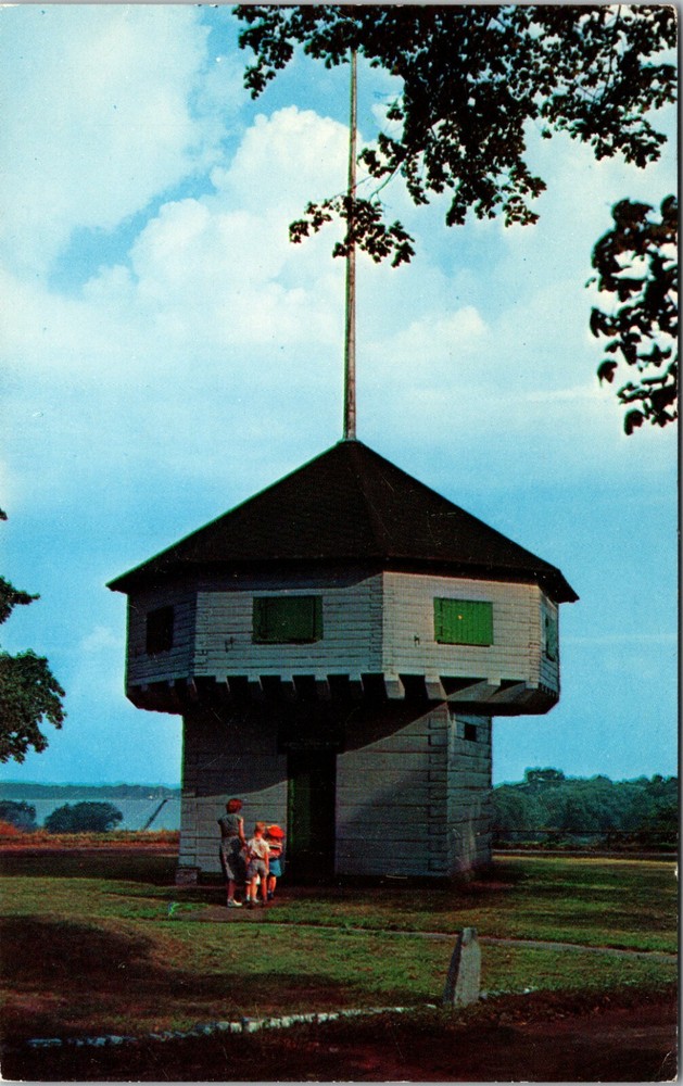 Mad Anthony Wayne Blockhouse Erie Pennsylvania Vintage Postcard