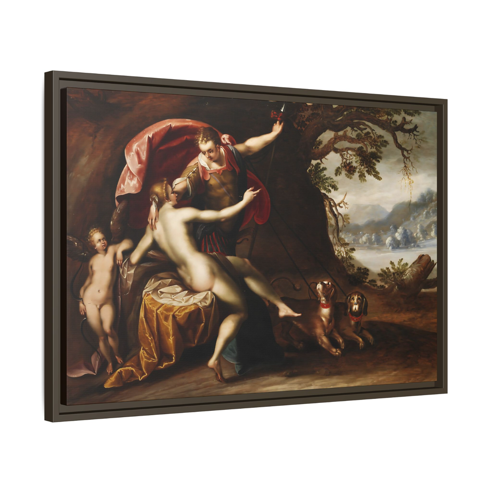 Cupid-Venus-Hermes Greek Mythology Framed Canvas Print Wall Art Home Decoration