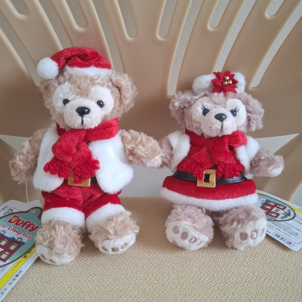 Tokyo DisneySea Duffy and Friends 2010 Christmas limited plush charms bundle