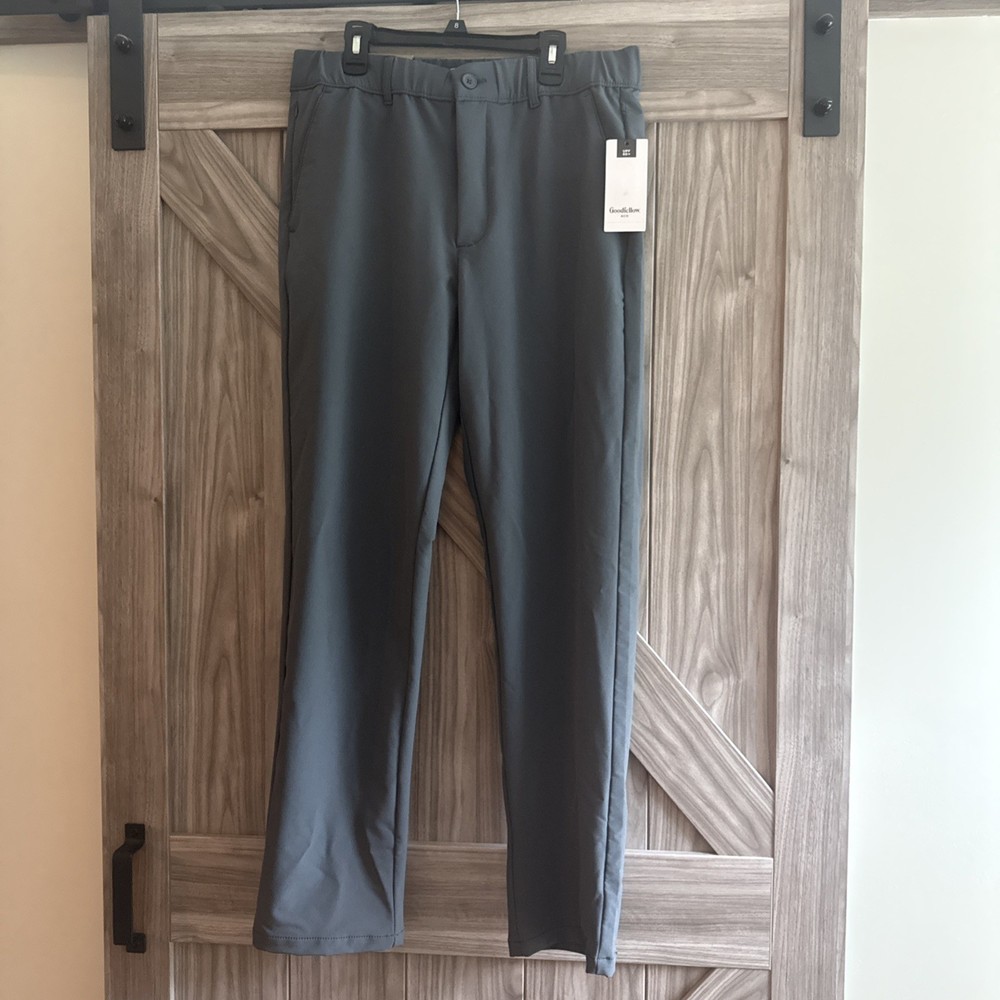Goodfellow & Co UPF 50+ Wrinkle-Resistant Stretch Tech Trousers Gray Mens  