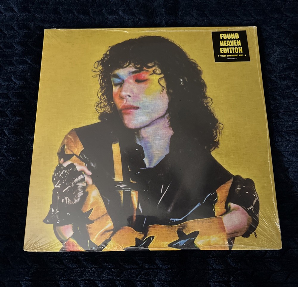 Conan Gray Found Heaven Edition Translucent Yellow Vinyl LP Signed Poster NEW