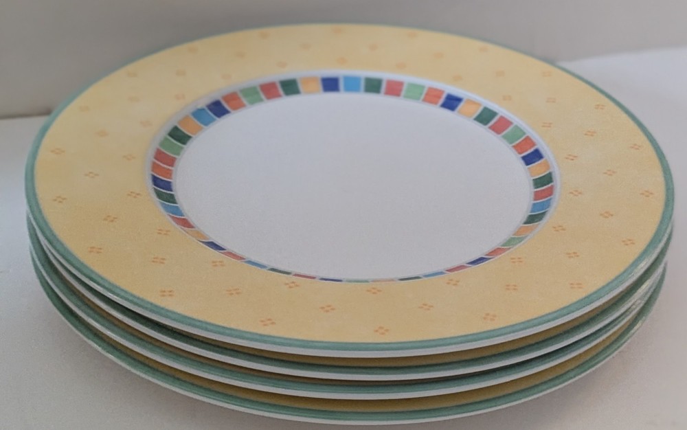 Villeroy & Boch Twist Alea Limone Dinner Plates 10.5