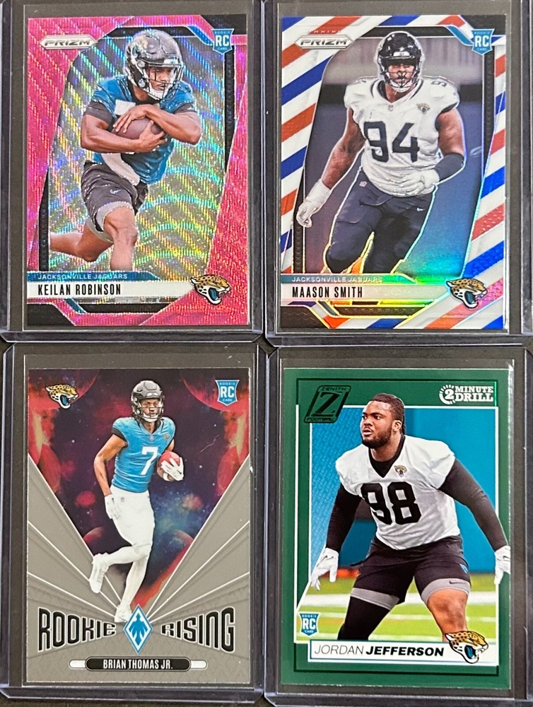 2024 Panini Football Jacksonville Jaguars 4 Card Rookie Insert/Parallel Lot