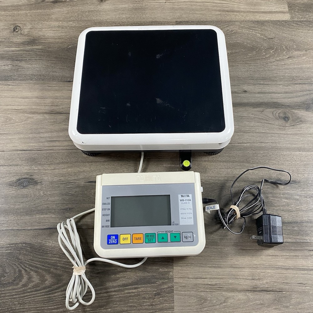 Tanita WB-110A Digital Scale - 600LB Max - Tested Working GUC FAST SHIPPING!