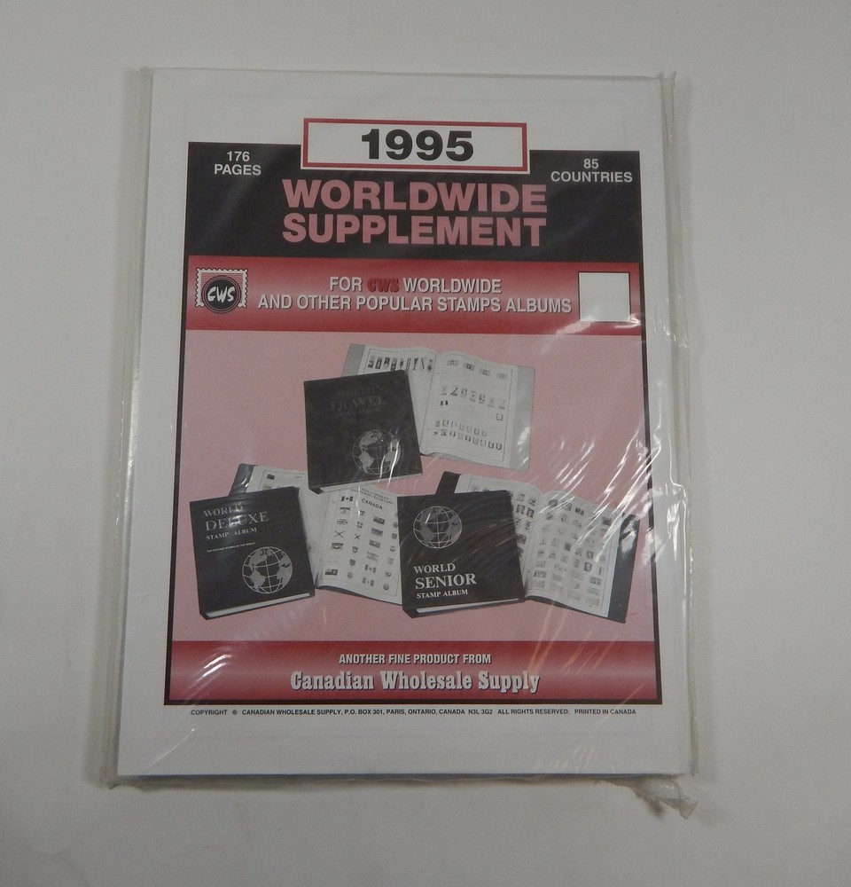 Canadian Wholesale Supply Worldwide 1995 85 Countries Stamp Album Pages